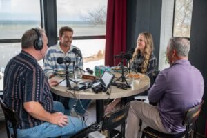 Fletcher Isacks, Zach Mignot, Sarah Brazwell, Dave Fussell, Out to Lunch at Farm & Fire