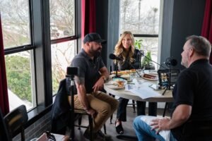 Jim and Kristi Sumpter, Fletcher Isacks, Out to Lunch at Farm & Fire on Highway 331 in Santa Rosa Beach